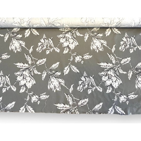 3 yds Magnolia Home Stan Cathell ANTEBELLUM 54" Decorator Fabric | Gray Floral - Picture 11 of 16